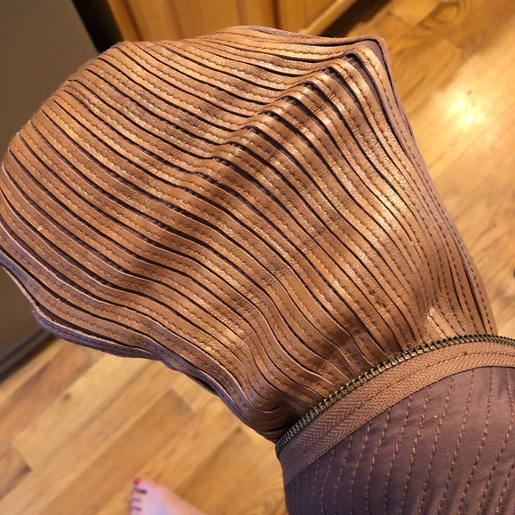 Bagatelle Leather Patchwork stretch Jacket - Picture 7 of 12